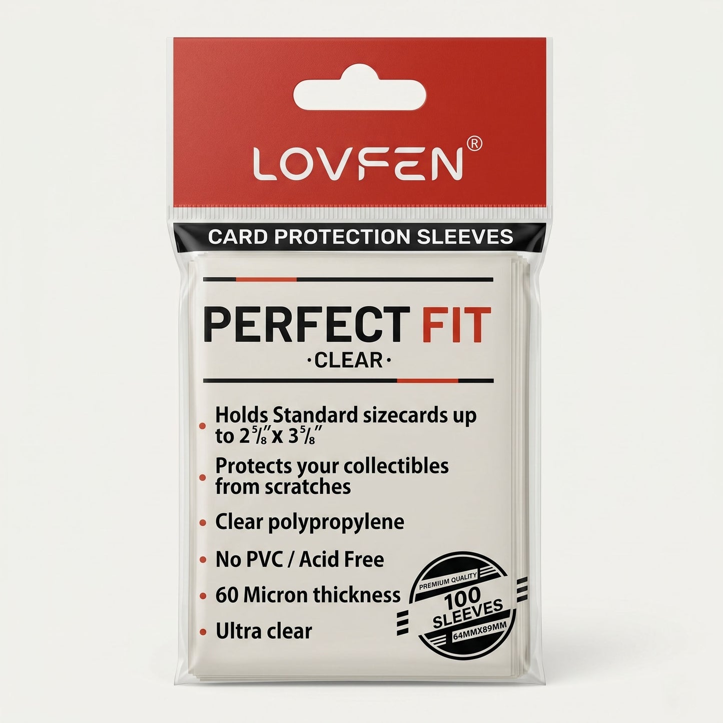 LovFen 100ct Penny Sleeves
