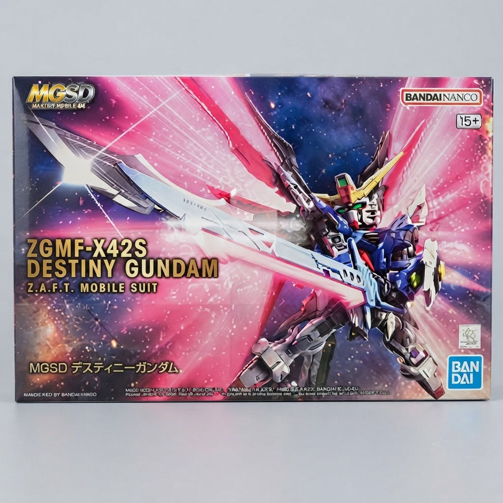 MGSD ZGMF-X42S Destiny Gundam Z.A.F.T. Mobile Suit at Emerald Market Alamogordo, New Mexico