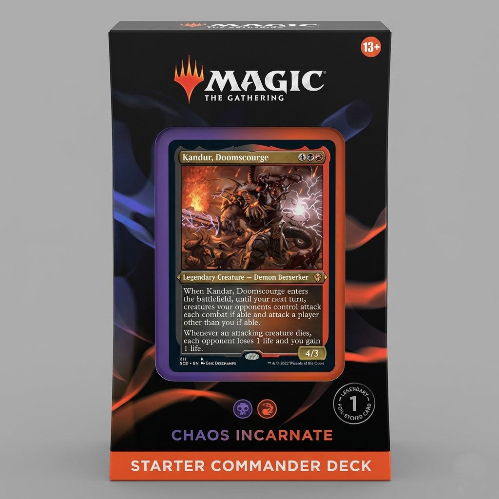 MTG Chaos Incarnate Starter Commander Deck