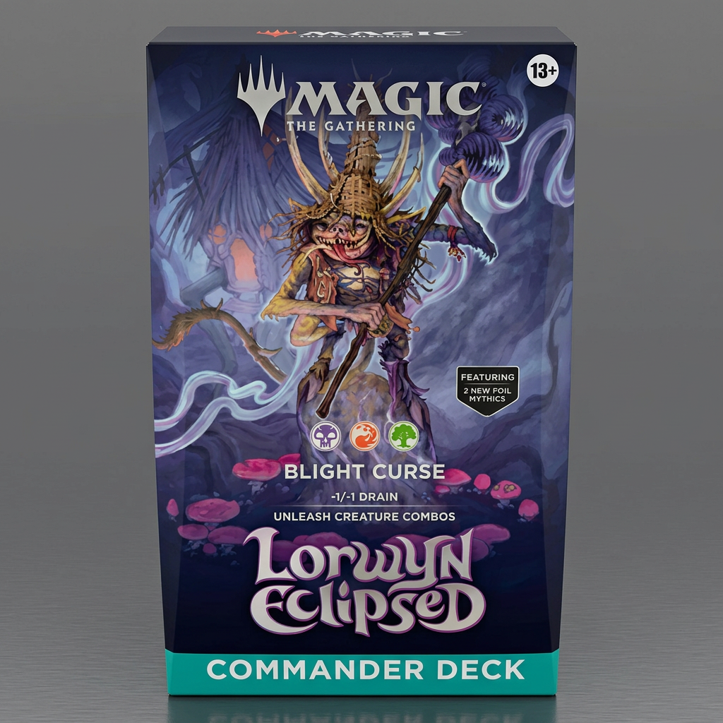 MTG Lorwyn Eclipsed Blight Curse Commander Deck