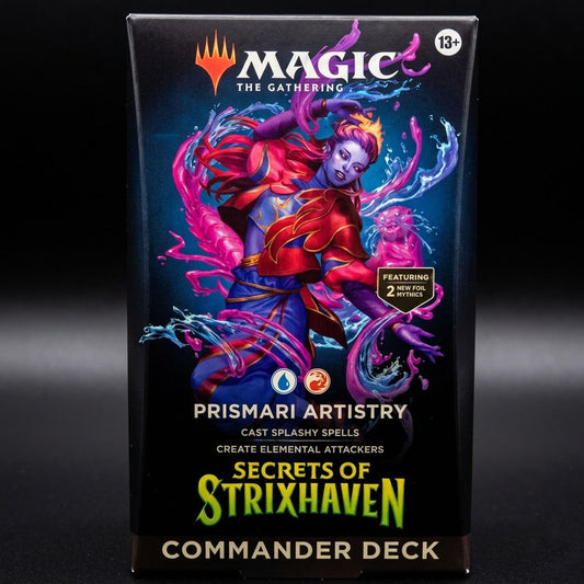 MTG Secrets Of Strixhaven Prismari Artistry Commander Deck