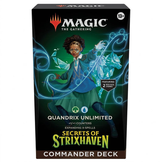 MTG Secrets Of Strixhaven Quandrix Unlimited Commander Deck