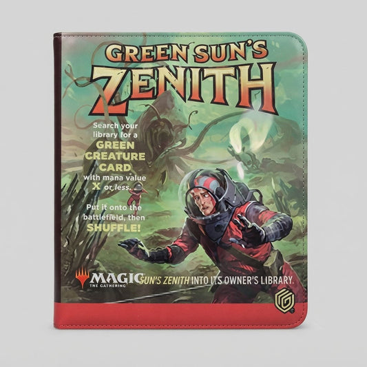 MTG Zipfolio 360 18-Pocket Green Sun's Zenith