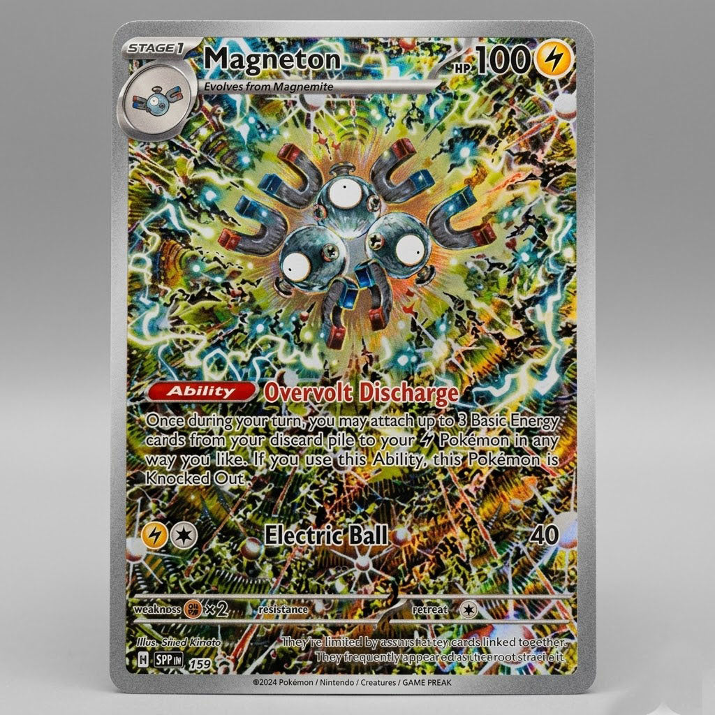 Pokémon TCG Magneton | 159 Black Star Promo | Scarlet & Violet Promo Cards Series | Holofoil Rare Near Mint (NM) at Emerald Market Alamogordo, New Mexico