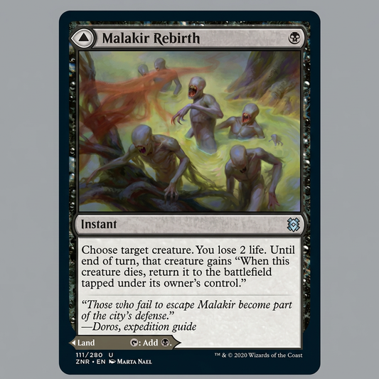 Malakir Rebirth 111/280 U Zendikar Rising Normal NM