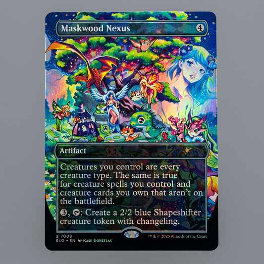 Maskwood Nexus R 1904 Secret Lair Drop Series Double Rainbow Foil NM at Emerald Market Alamogordo, New Mexico