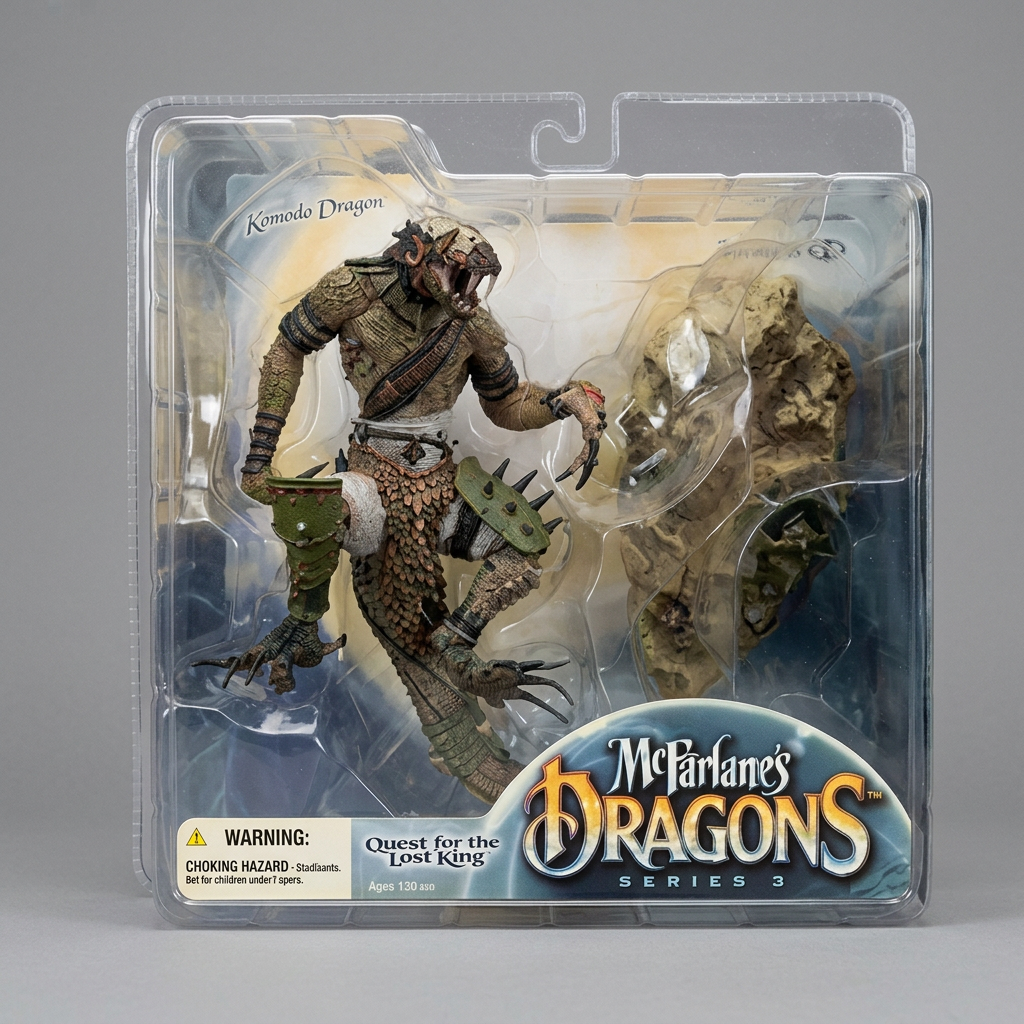 Komodo Dragon Clan 3 McFarlane Dragons figure at Emerald Market Alamogordo, New Mexico