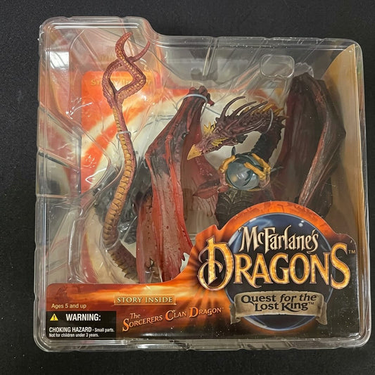 McFarlane Toys McFarlane's Dragons Series Sorcerers Clan Dragon Diorama Statue Box Art at Emerald Market Alamogordo, New Mexico