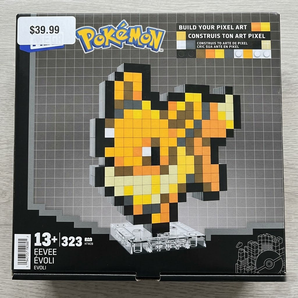Mega Blocks Pokemon Eevee Pixel Art at Emerald Market Alamogordo, New Mexico	