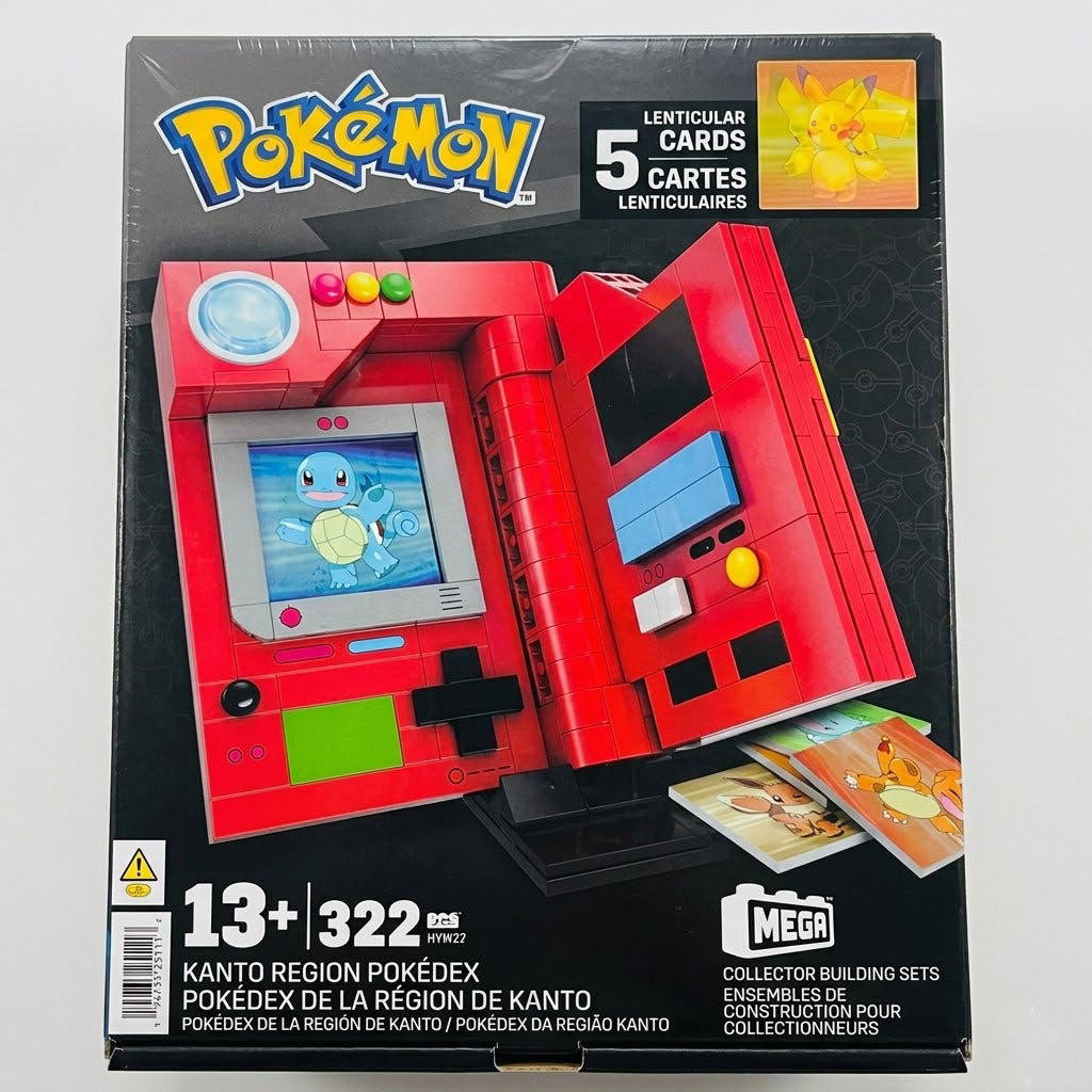 Mega Blocks Pokemon Kanto Region Pokedex