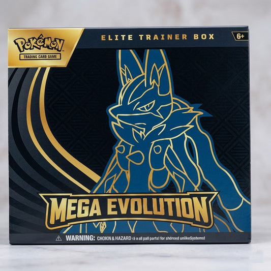Pokemon Mega Evolution Lucario Elite Trainer Box at Emerald Market Alamogordo, New Mexico