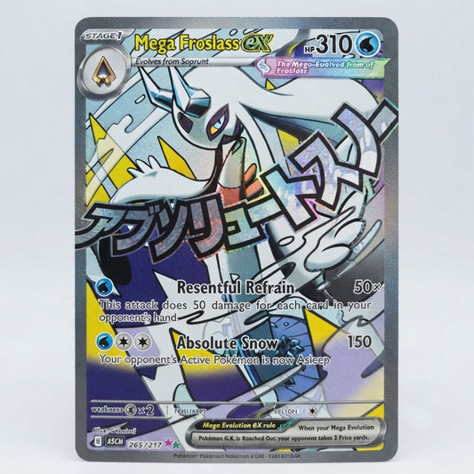 Mega Froslass Ex 265/217 Holofoil NM