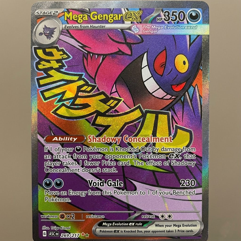 Mega Gengar Ex 269/217 ME: Ascended Heroes Holofoil NM at Emerald Market Alamogordo, New Mexico