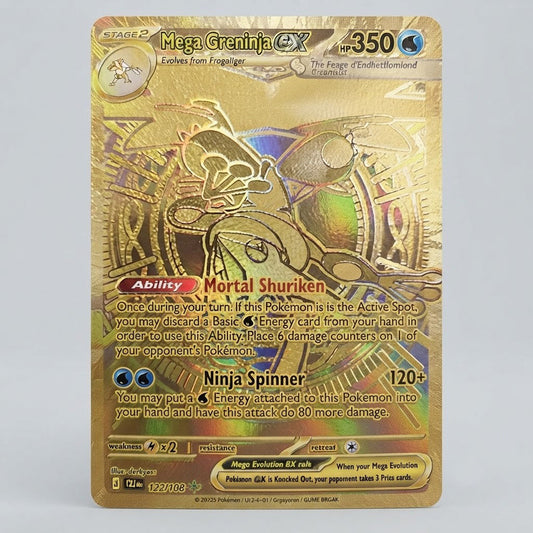 Mega Greninja Ex 122/088 Chaos Rising Holofoil NM