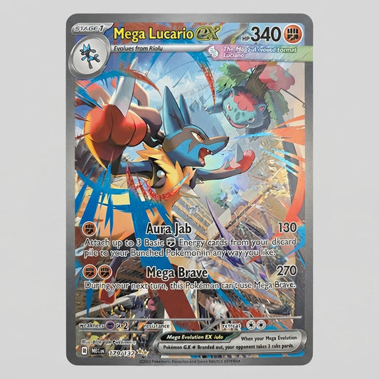 Mega Lucario Ex (Japanese) 088/063 Mega Brave Holofoil NM