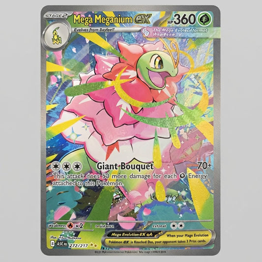 Mega Meganium Ex 272/217 Ascended Heroes Holofoil NM