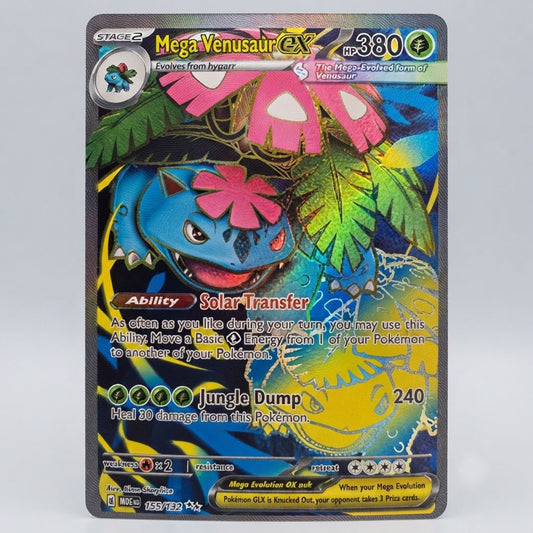 Mega Venusaur Ex 155/132 Mega Evolution Holofoil NM