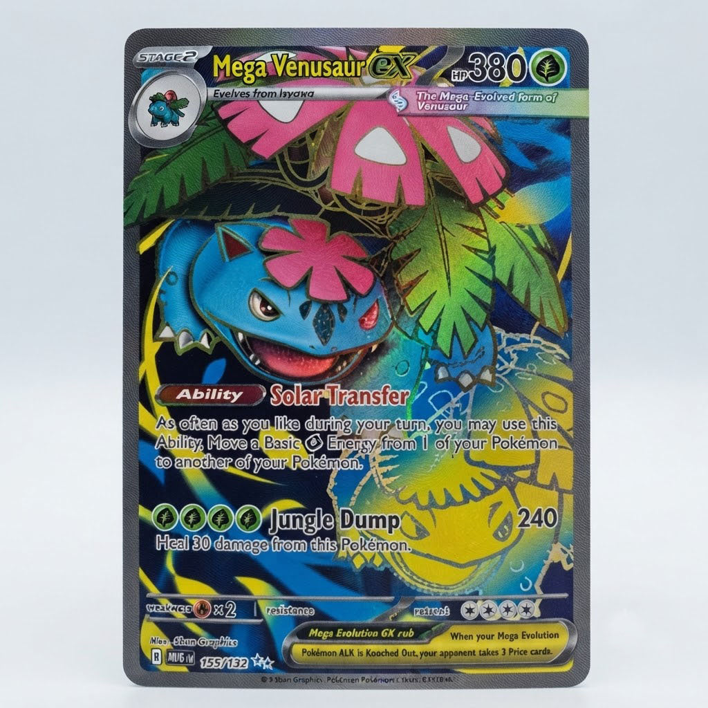Mega Venusaur Ex 155/132 Holofoil NM