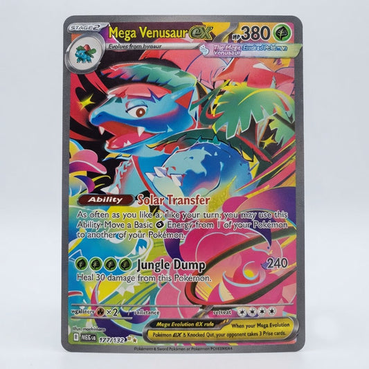 Mega Venusaur Ex 177/132 Mega Evolution Holofoil NM