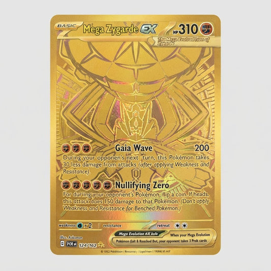 Mega Zygarde Ex 124/088 Perfect Order Holofoil NM