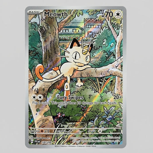 Meowth 106/094 Holofoil NM