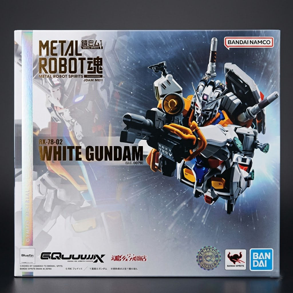 Bandai Tamashii Nations Metal Robot Spirits RX-78-02 Gundam Rollout White Version Action Figure at Emerald Market Alamogordo, New Mexico