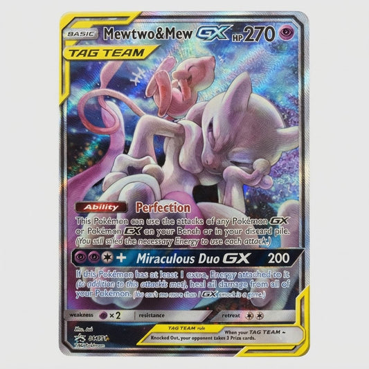 Mewtwo & Mew GX SM191 SM Promos Holofoil NM