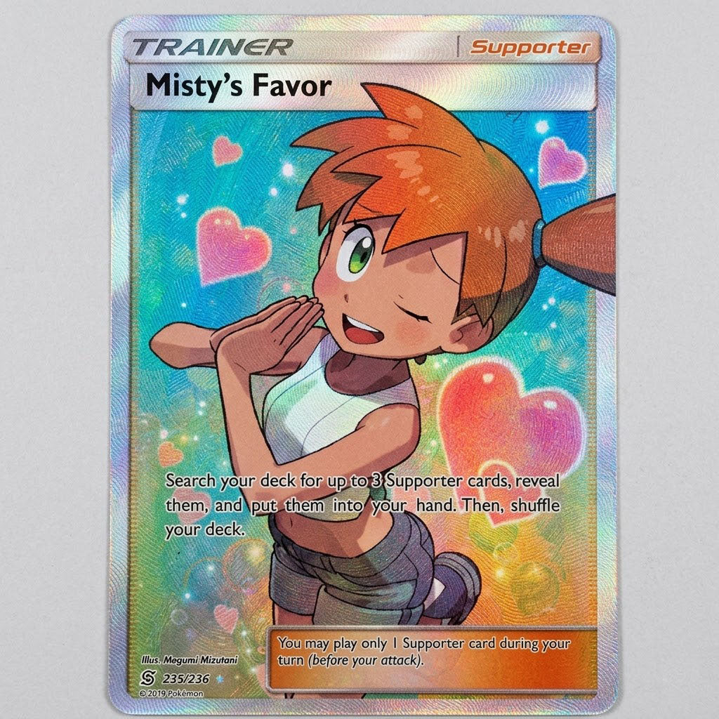 Misty's Favor 235/236 SM Unified Minds Full Art Holofoil NM