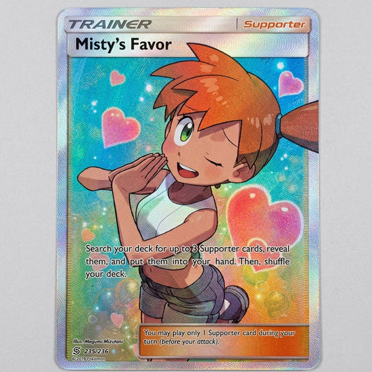 Misty's Favor 235/236 SM Unified Minds Full Art Holofoil NM