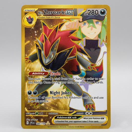 N's Zoroark Ex 189/159 Journey Together Holofoil NM