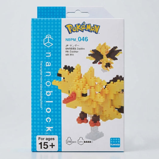 Nanoblock Pokemon Zapdos 240pcs