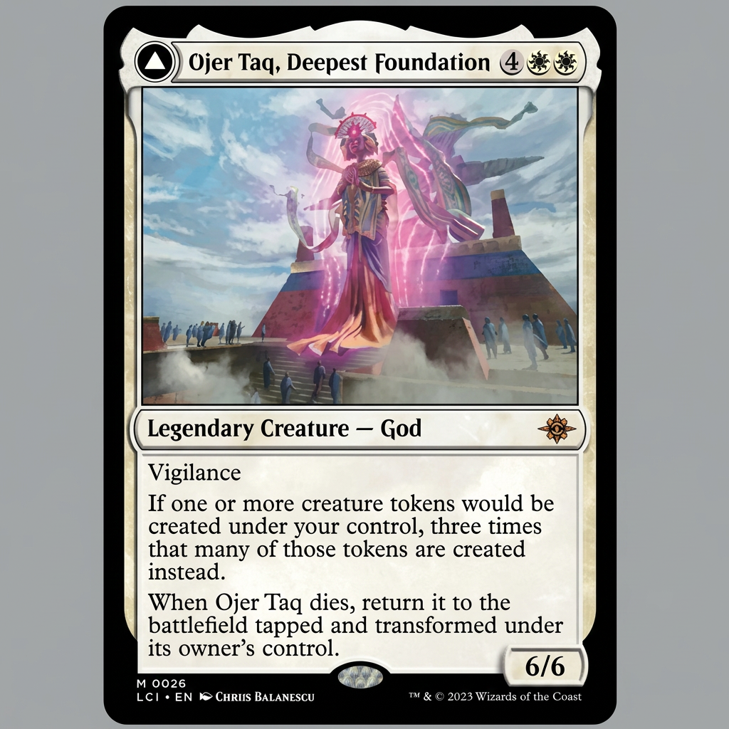 Ojer Taq, Deepest Foundation M 026 The Lost Caverns Of Ixalan Normal NM