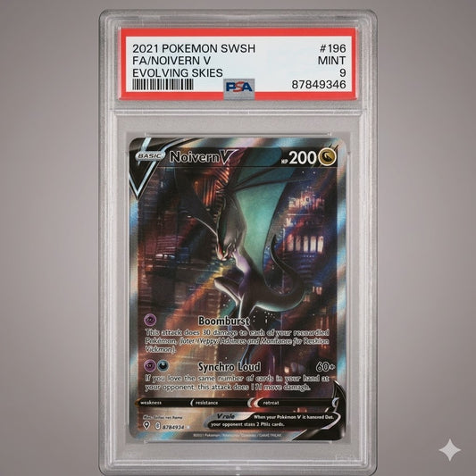 PSA MINT 9 Noivern V #196 Evolving Skies