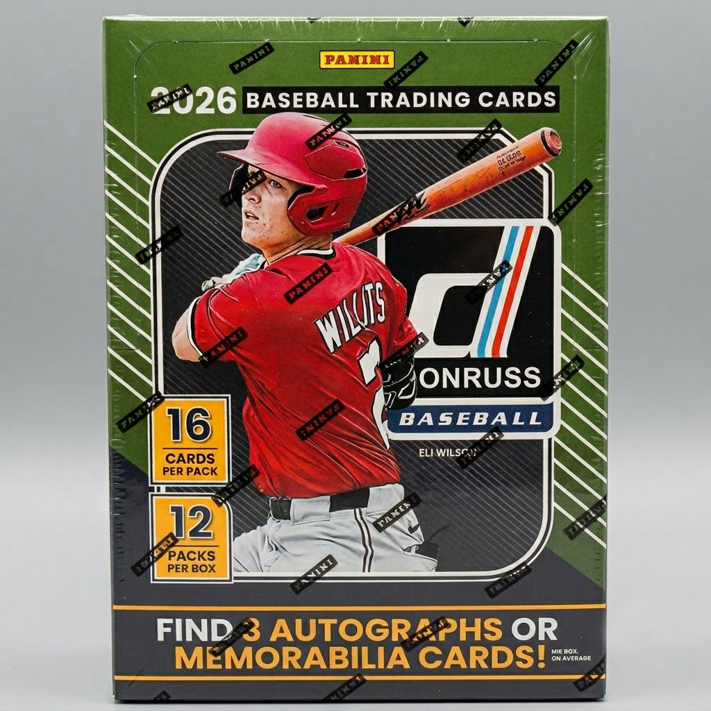 Panini 2026 Baseball Cards 12-pack box at Emerald Market Alamogordo, New Mexico