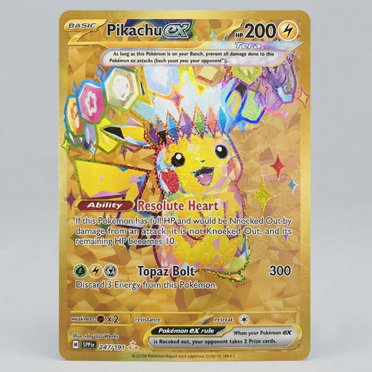 Pikachu Ex 247/191 Surging Sparks Holofoil NM