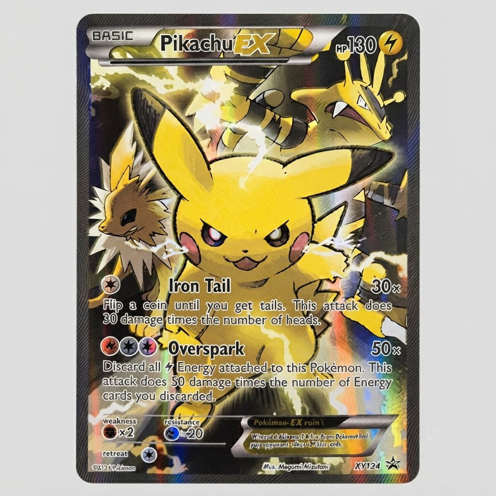 Pikachu Ex XY124 XY Promos Holofoil LP