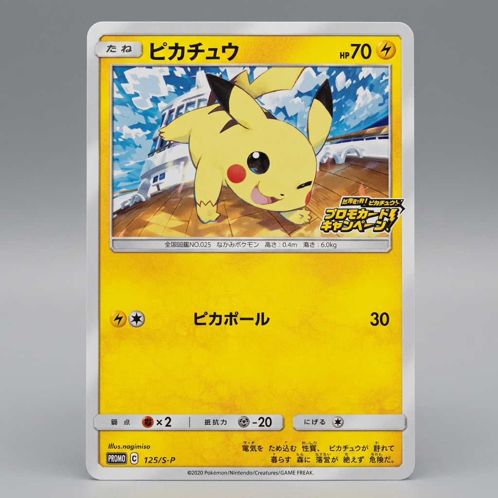 Pikachu (Japanese) 125/S-P Sword & Shield Promos Normal NM