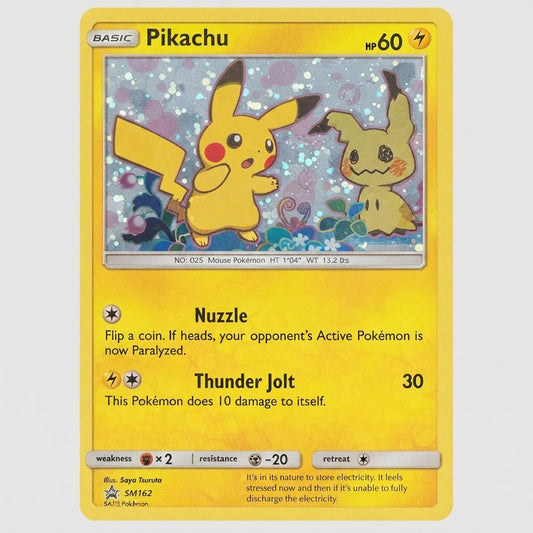 Pikachu SM162 SM Promos Holofoil NM