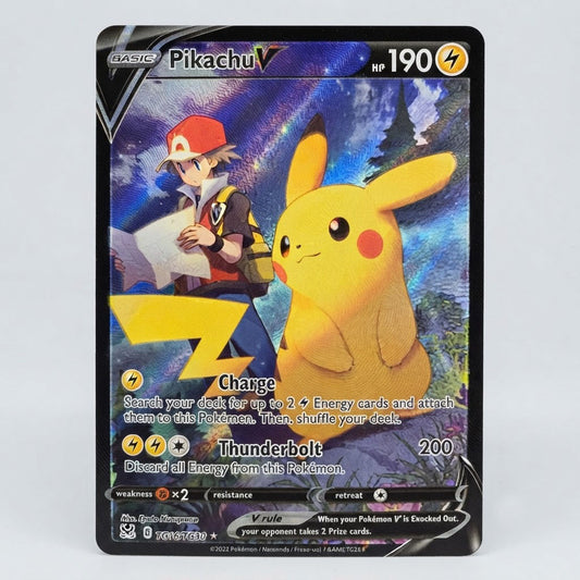 Pikachu V TG16/TG30 Lost Origin Trainer Gallery Holofoil NM