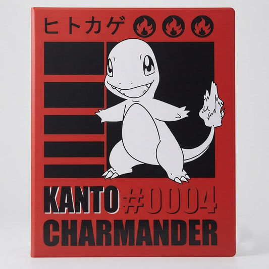 Pokémon 252 card 9 Pocket Binder Charmander