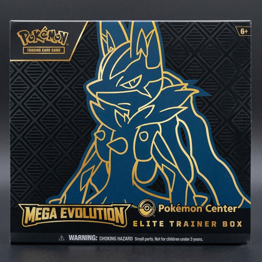 Pokemon Mega Evolution Lucario Pokemon Center Elite Trainer Box at Emerald Market Alamogordo, New Mexico