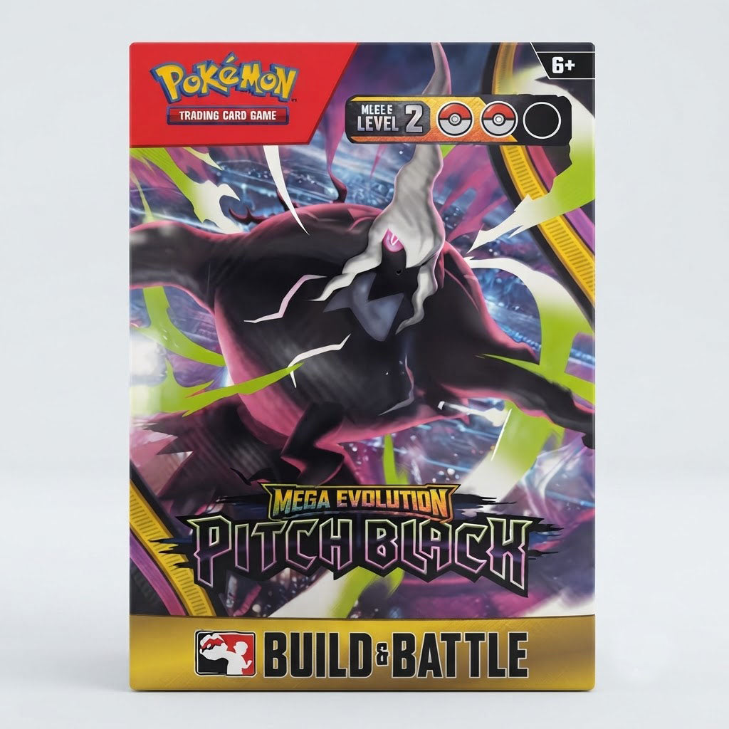 Pokémon Pitch Black Build and Battle Deck w/4 Single Packs