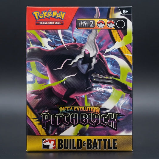 Pokémon Pitch Black Build and Battle Deck w/4 single packs