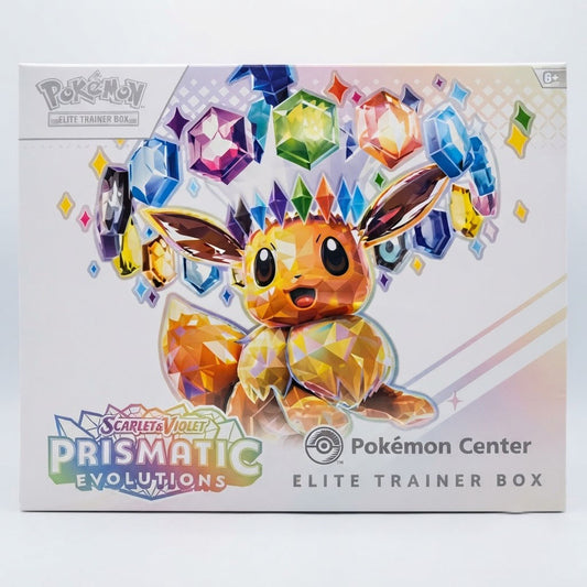 Pokemon Prismatic Evolution Pokemon Center Elite Trainer Box