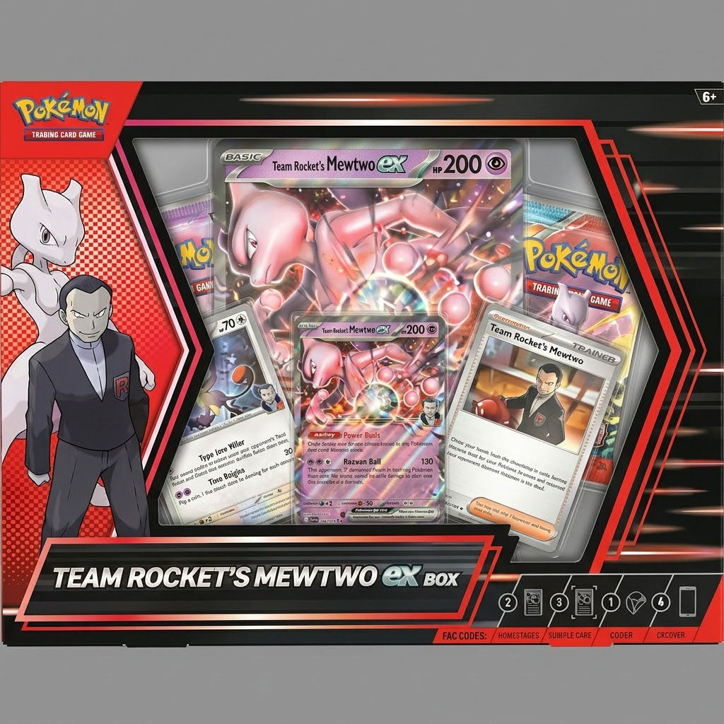 Team Rocket's Mewtwo ex Box at Emerald Market Alamogordo, New Mexico