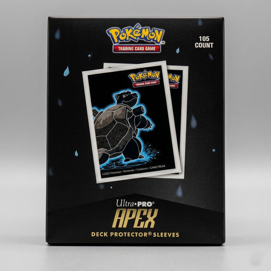 Pokemon Ultra Pro Apex Deck Protector Sleeves 105pcs Blastoise