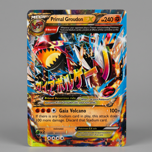 Primal Groudon EX (Omega) 86/160 XY Primal Clash at Emerald Market Alamogordo, New Mexico
