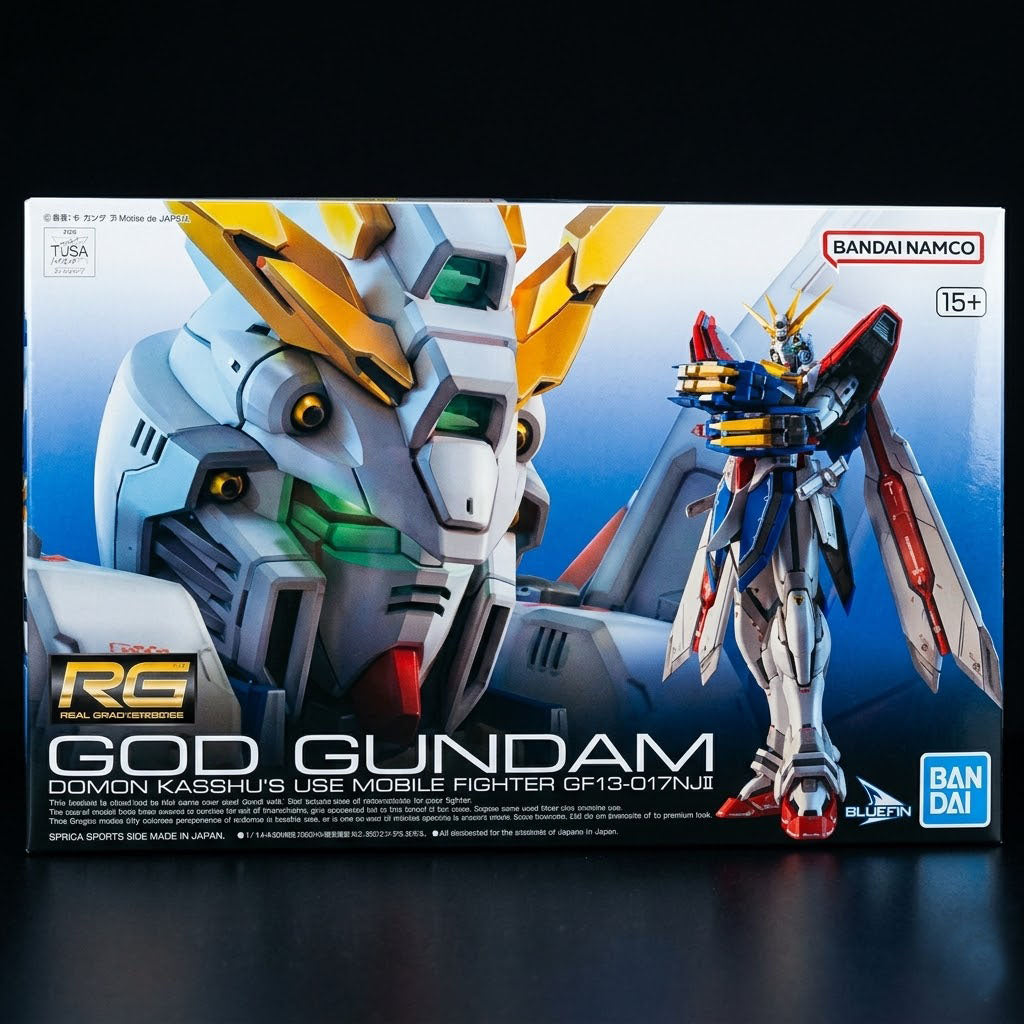 Bandai RG 1/144 Scale God Gundam Model Kit at Emerald Market Alamogordo, New Mexico