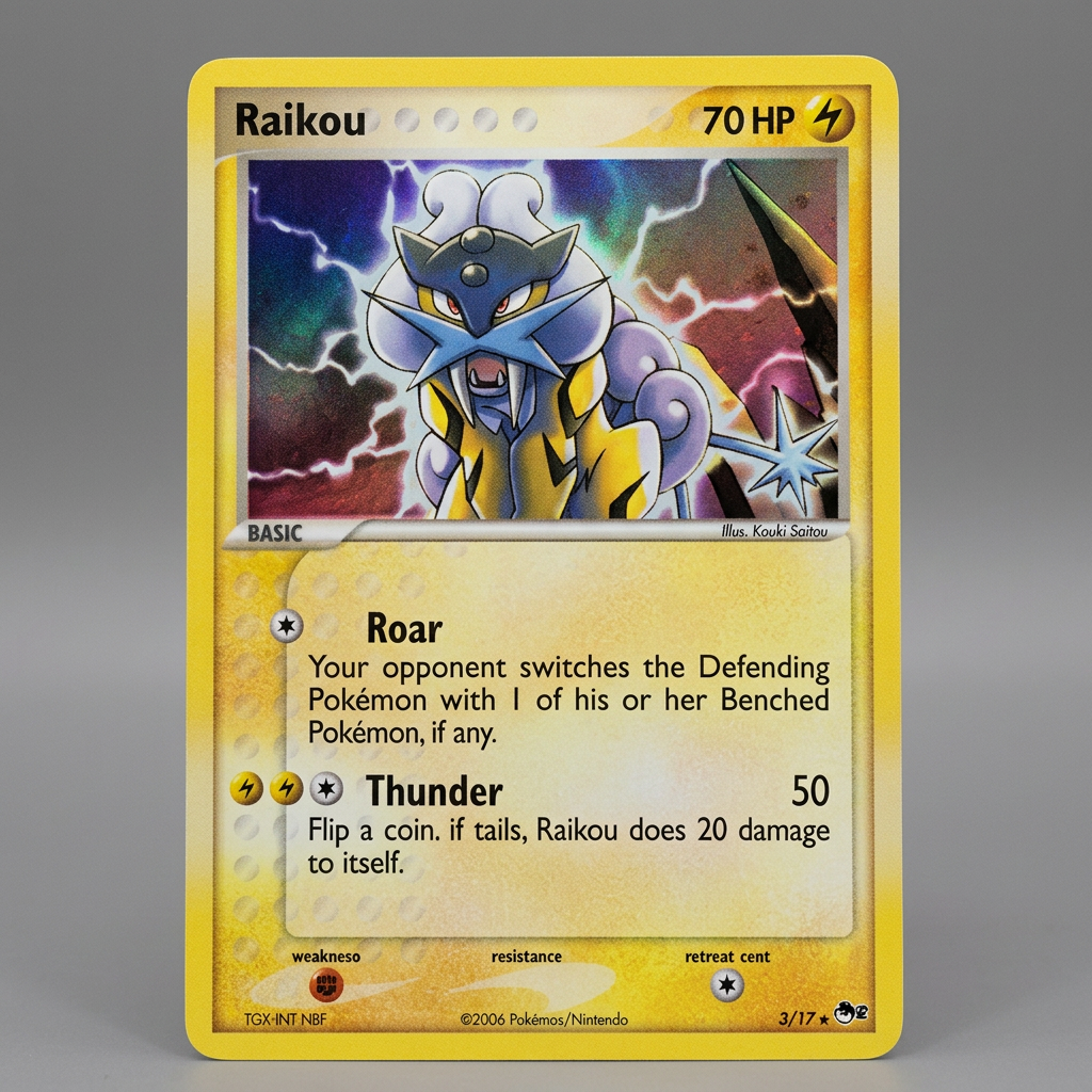 Raikou 3/17 POP Series 2 Holofoil NM
