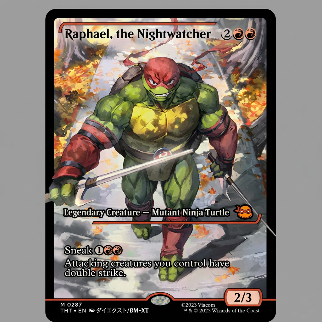 Raphael, The Nightwatcher M 0287 TMNT Showcase Normal NM